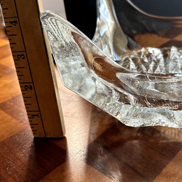 Large 1960's Brutalist Collectible Bowl Tapio Wirkkala For Littala Finland MCM - Picture 8 of 8